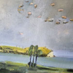 Andreas Homberg, Zickersches Höft, 2021, Öl/Lw, 70x80cm